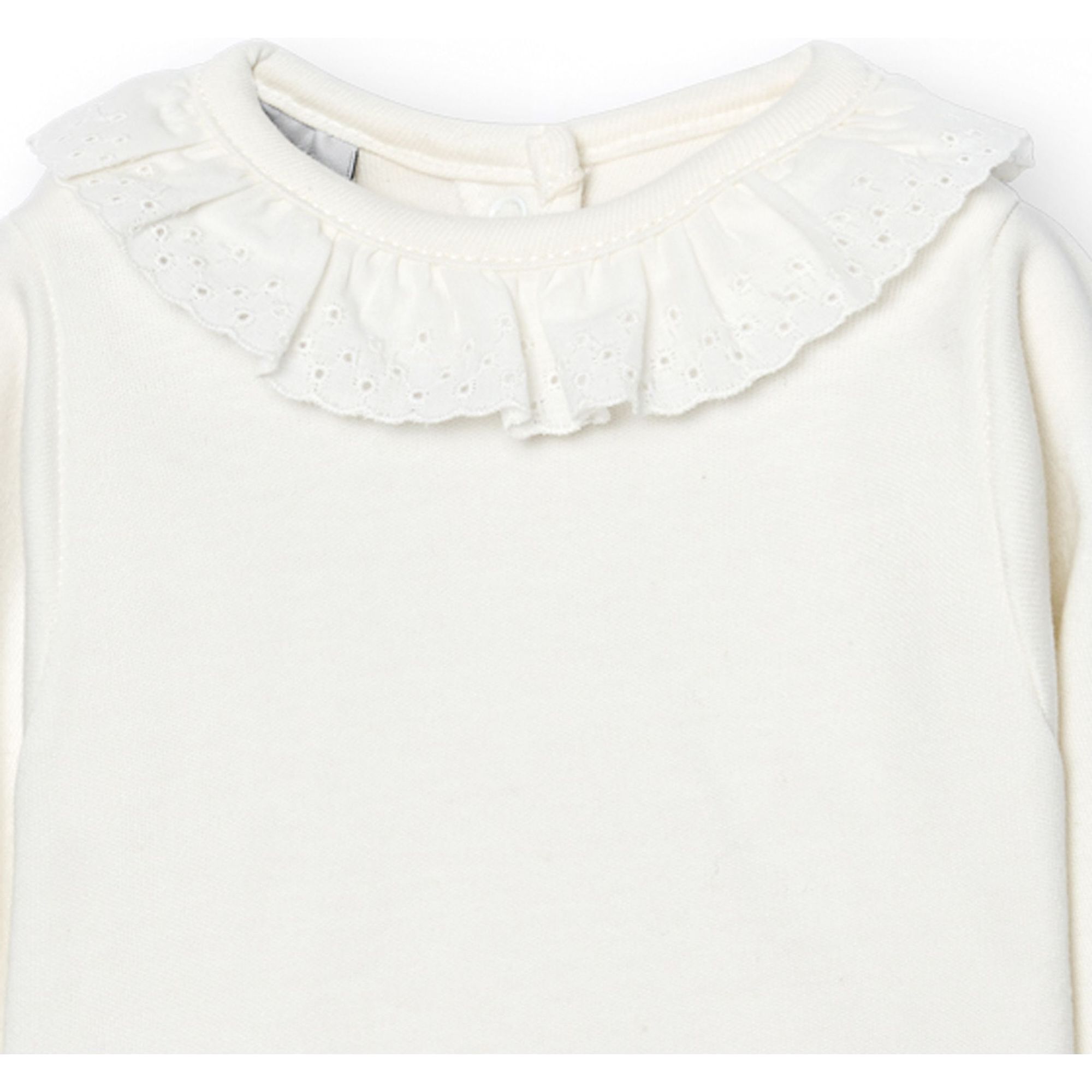 Body bebé manga larga cuello batista