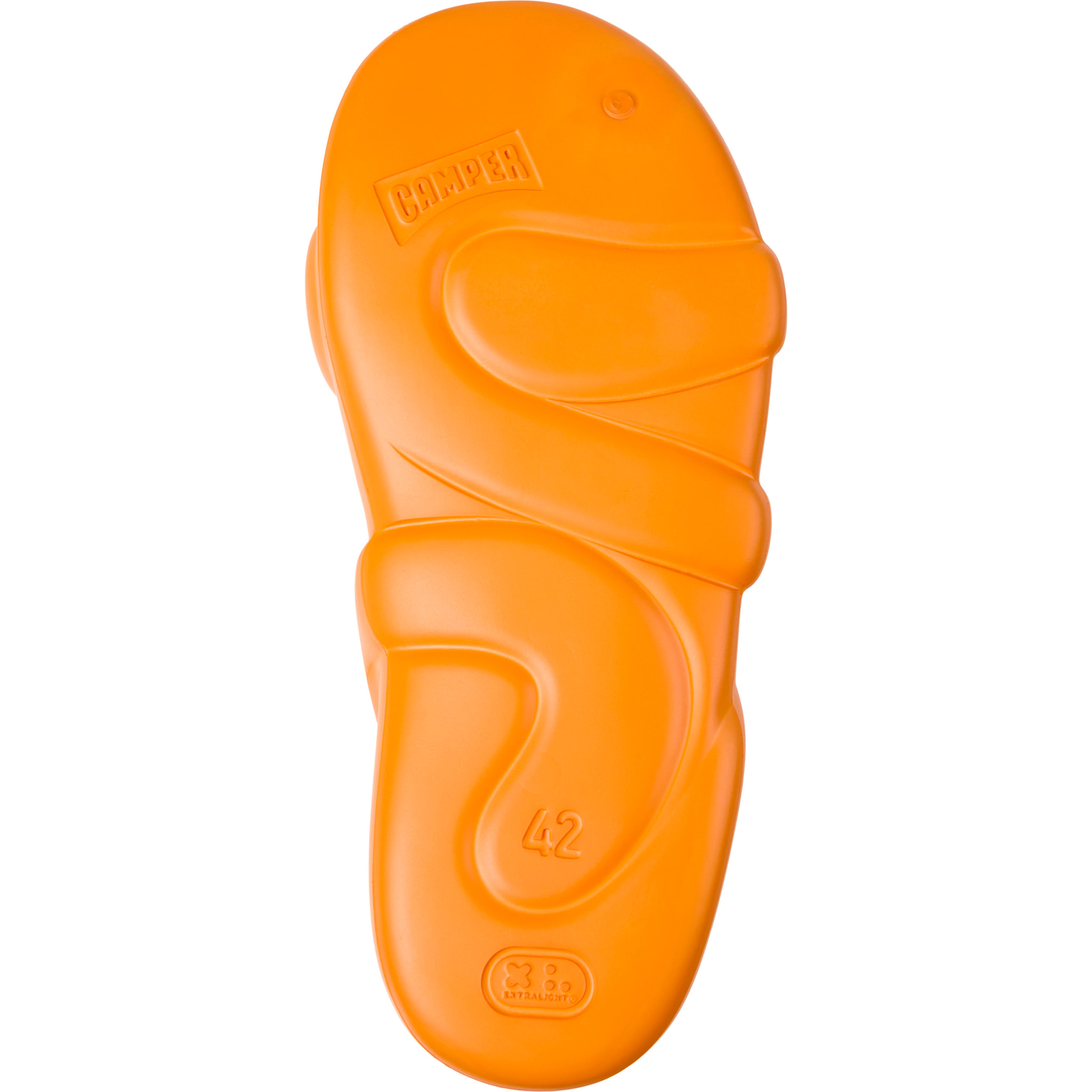 Sandali - CAMPER Kobarah Flat - Arancio - Sintetico