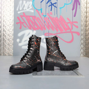 Botines con tacón 1375F FANTASY PAINTED/YORK color Painted