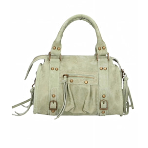 Borsa a spalla da donna - Modello Erisia - Vera pelle - 25.0 x 15.0 x 10.0 cm