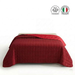 Copriletto matrimoniale estivo leggero double face 260x260 cm, trapunta estiva traspirante e morbida, coperta primaverile elegante e moderna, design reversibile per doppio stile, ideale per stagione calda, resistente e facile da lavare