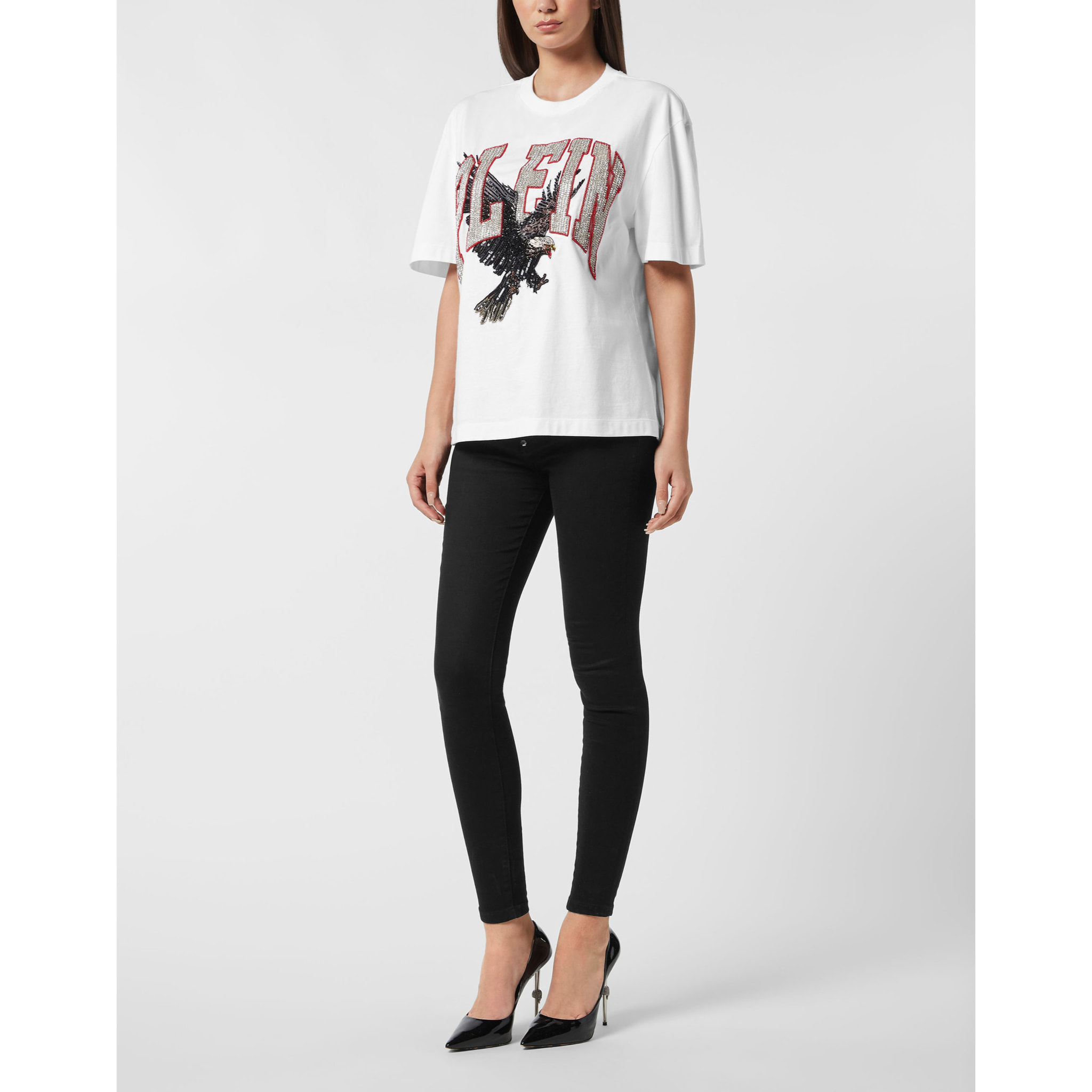 PHILIPP PLEIN Camiseta Hombre Fit EAGLE