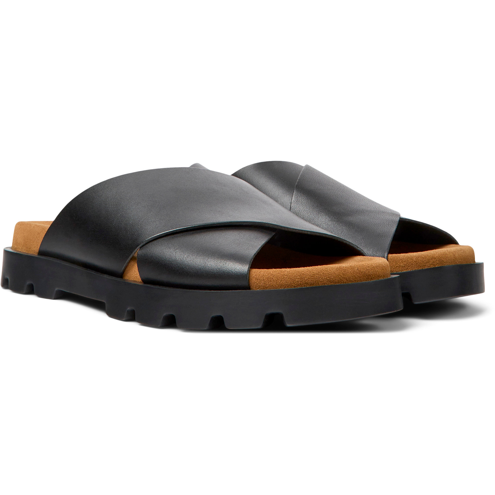 Sandali - CAMPER Brutus - Nero - Pelle liscia