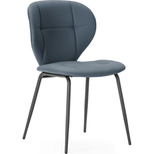 Lot de 2 chaises en tissu - SVEA