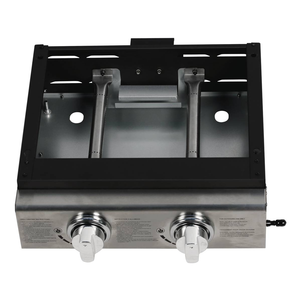Plancha "Presto 2" - 2 Brûleurs - 5 kW - Gris