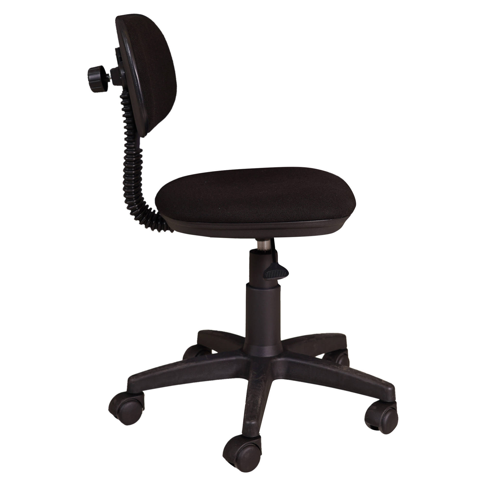 Sedia da ufficio con ruote, 58 x 53 x 87, Nero