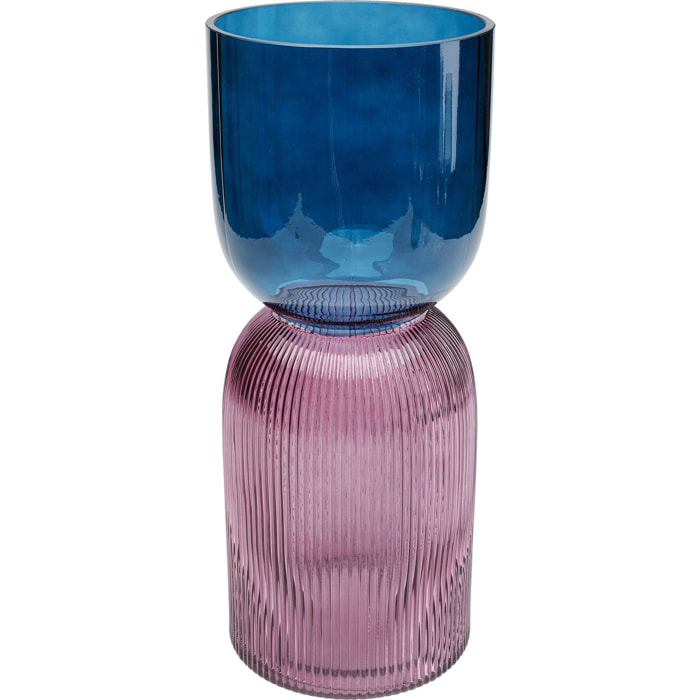 Vase Marvelous Duo rose bleu 40cm Kare Design