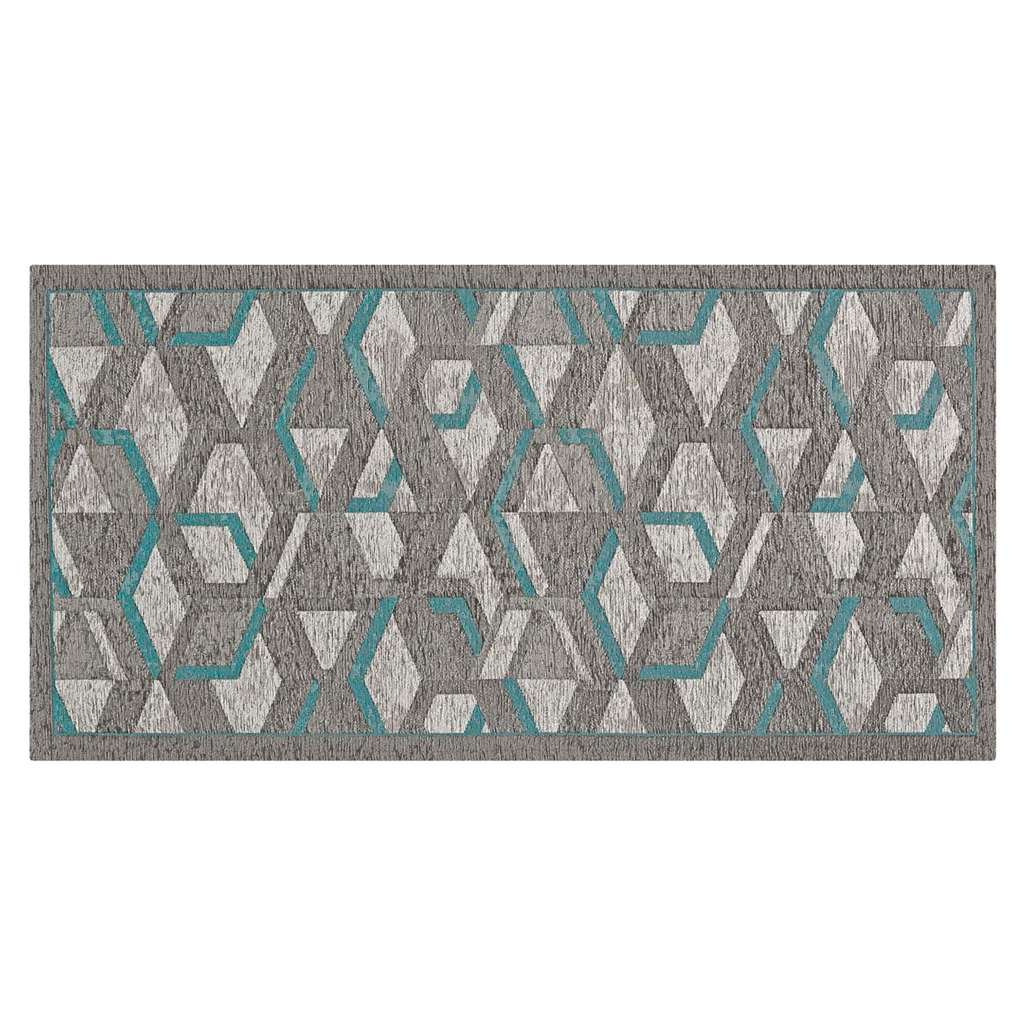 Tappeto Per Cucina Grigio-Ottanio