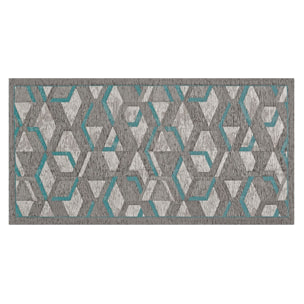 Tappeto Per Cucina Grigio-Ottanio