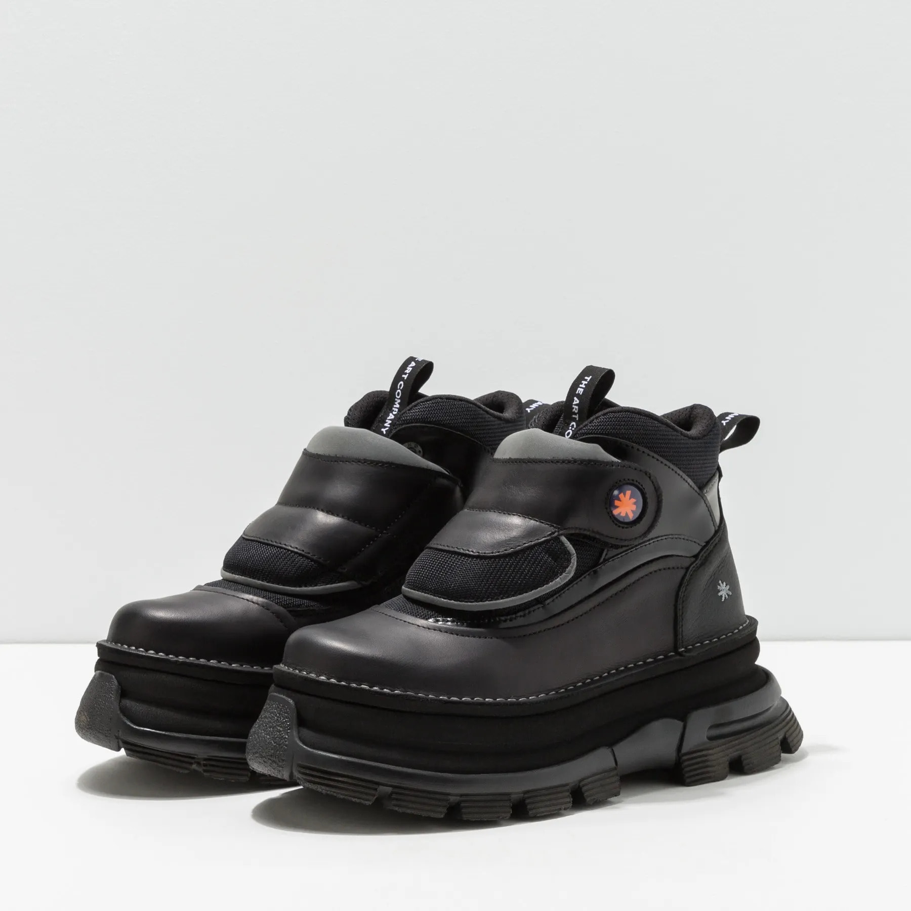 Botines 1643 MULTI LEATHER BLACK/ ART CORE 2 color Black