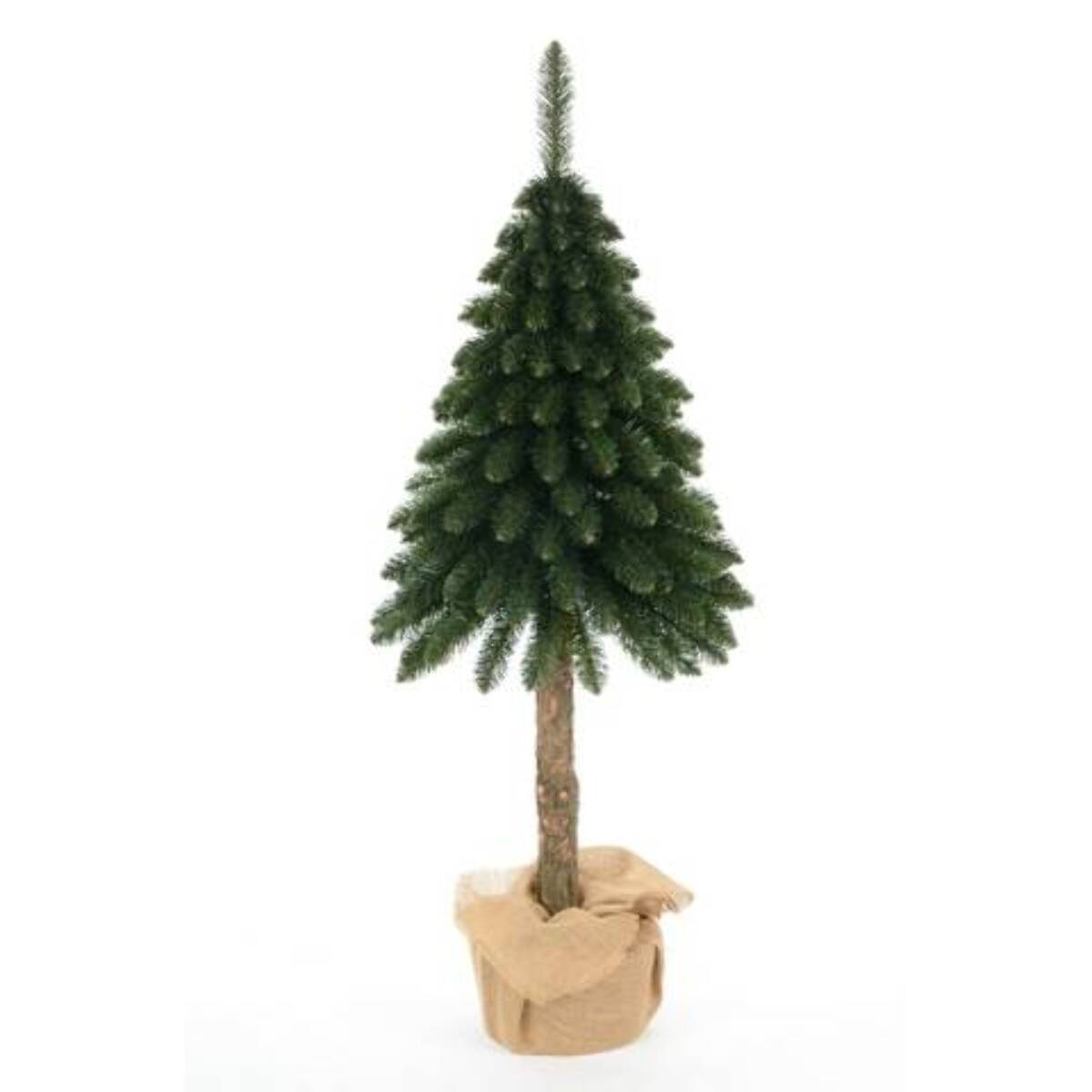 ALBERO 210cm NUUK 245 TIPS PVC 70DIAM.Folto, Ignifugo, Effetto Realistico, Rami a Gancio, Materiale Resistente e Duraturo