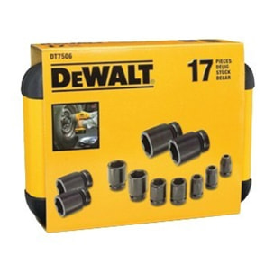 Jeu de douilles à impacts 17 pièces - DEWALT - DT7506