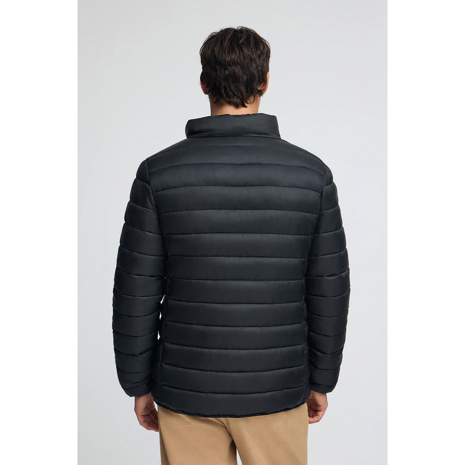 Giacca Chuck Embroidery nera con logo Rigby Go