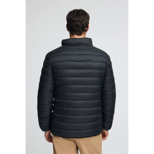 Giacca Chuck Embroidery nera con logo Rigby Go