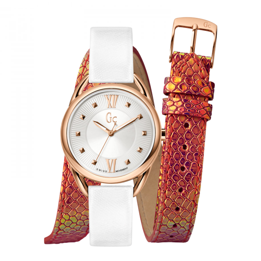 Reloj Gc Y13003L1 Mujer Analogico Cuarzo con Correa de Pu & leather strap