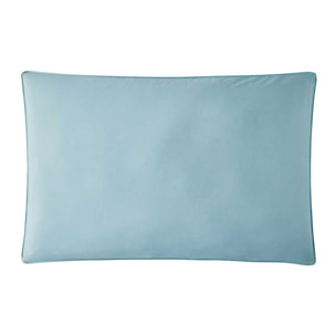 Taie d'oreiller en percale de coton, SOUS L'OCÉAN, Bleu clair
