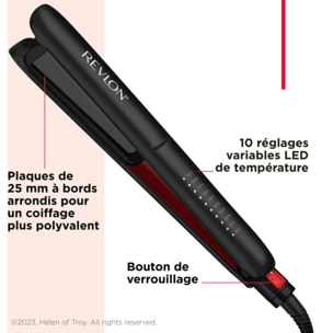 Lisseur REVLON Smoothstay 25mm infusé à l'huile de coco