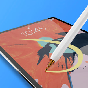 Repuesto de punta de metal para Pencil iPad generacion 1 y 2. Transparente. Colores aleatorios.