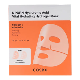 5 PDRN Hyaluronic Acid Vital Hydrating Hydrogen Mask Cosrx 3pcs