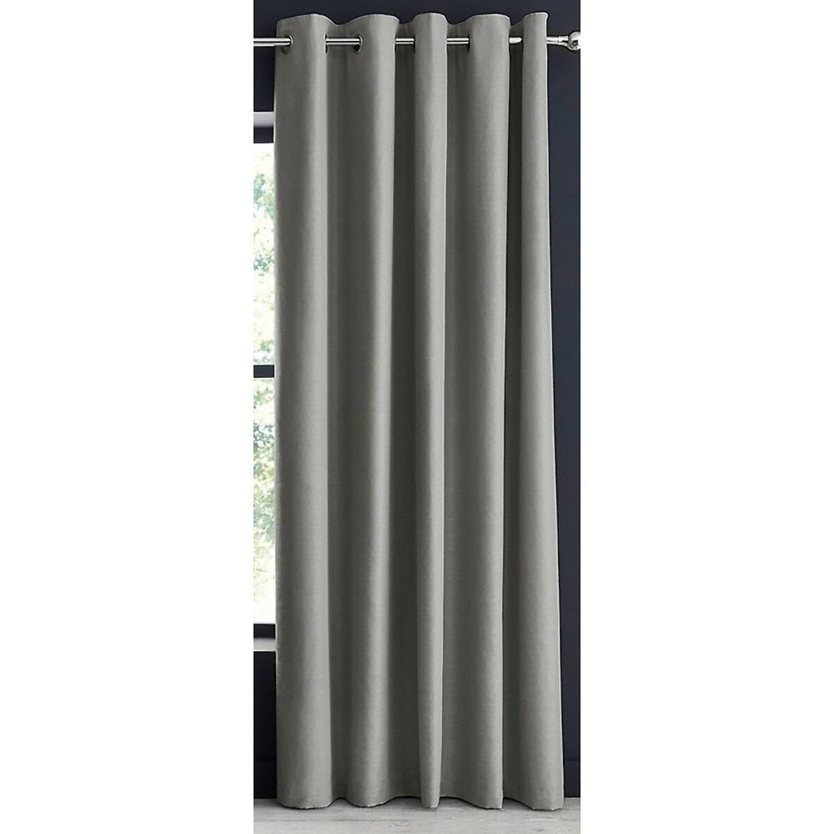 Rideau uni Occultant 100%polyester