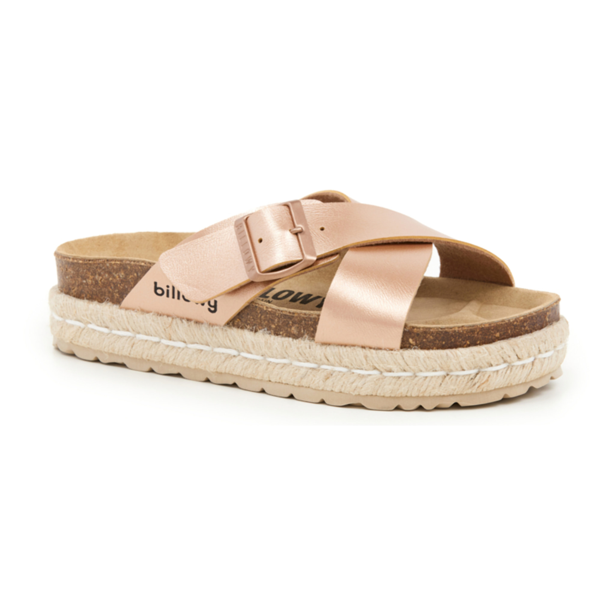 SANDALO CON ZEPPA BILLOWY ROSA