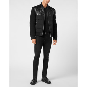 PHILIPP PLEIN Bomber de cuero
