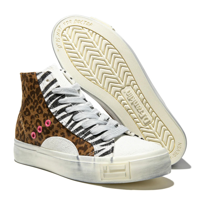 Zapatillas Altas de Mujer Half Moon High en Leopardo D.Franklin