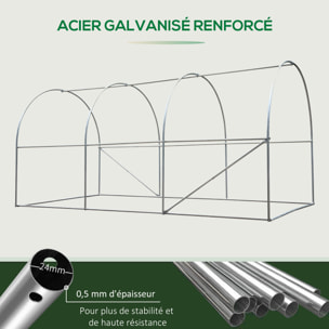 Serre de jardin tunnel 8 m²