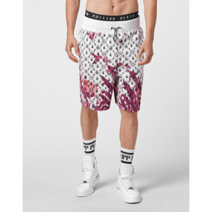 PHILIPP PLEIN Jogging Shorts Flowers