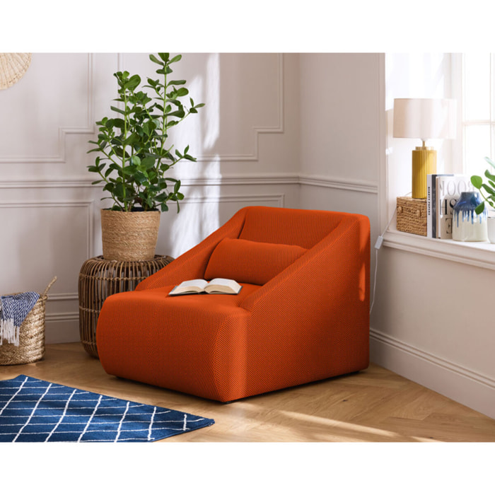 Onyx - fauteuil - en tissu mailles 3D - Orange