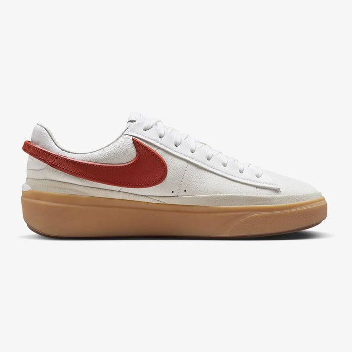 NIKE - Sneakers Blazer Phantom Low - Cuero - Blanco