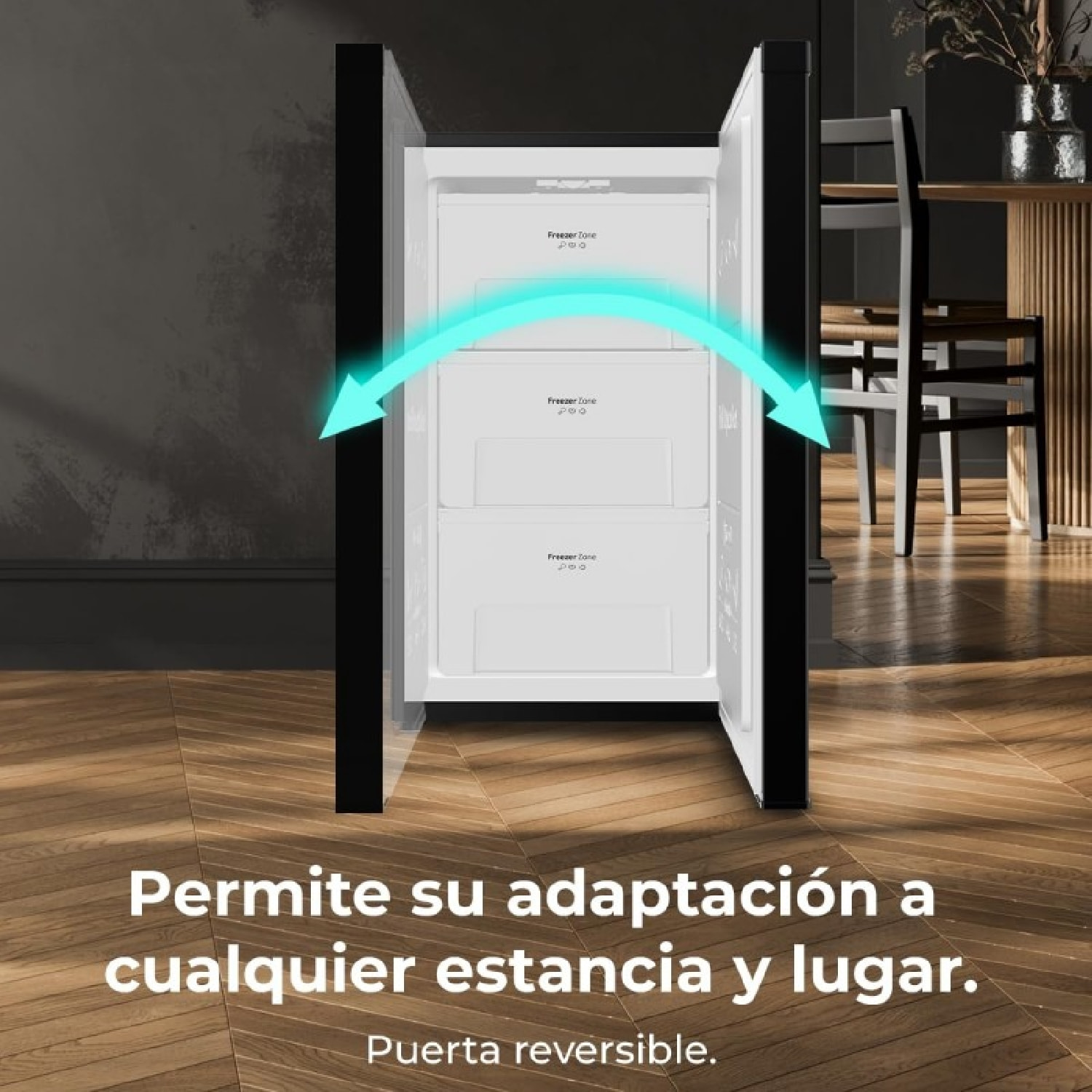 Cecotec Congeladores verticales Congelador Bolero CoolMarket TF 87 Black