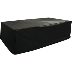 Housse de protection pour salon de jardin - 294 x 114 x 77 cm - Noir