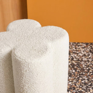 Pouf tabouret trèfle bouclette  CLOVER