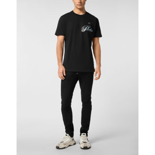 PHILIPP PLEIN Camiseta de cuello redondo y manga corta SKULL