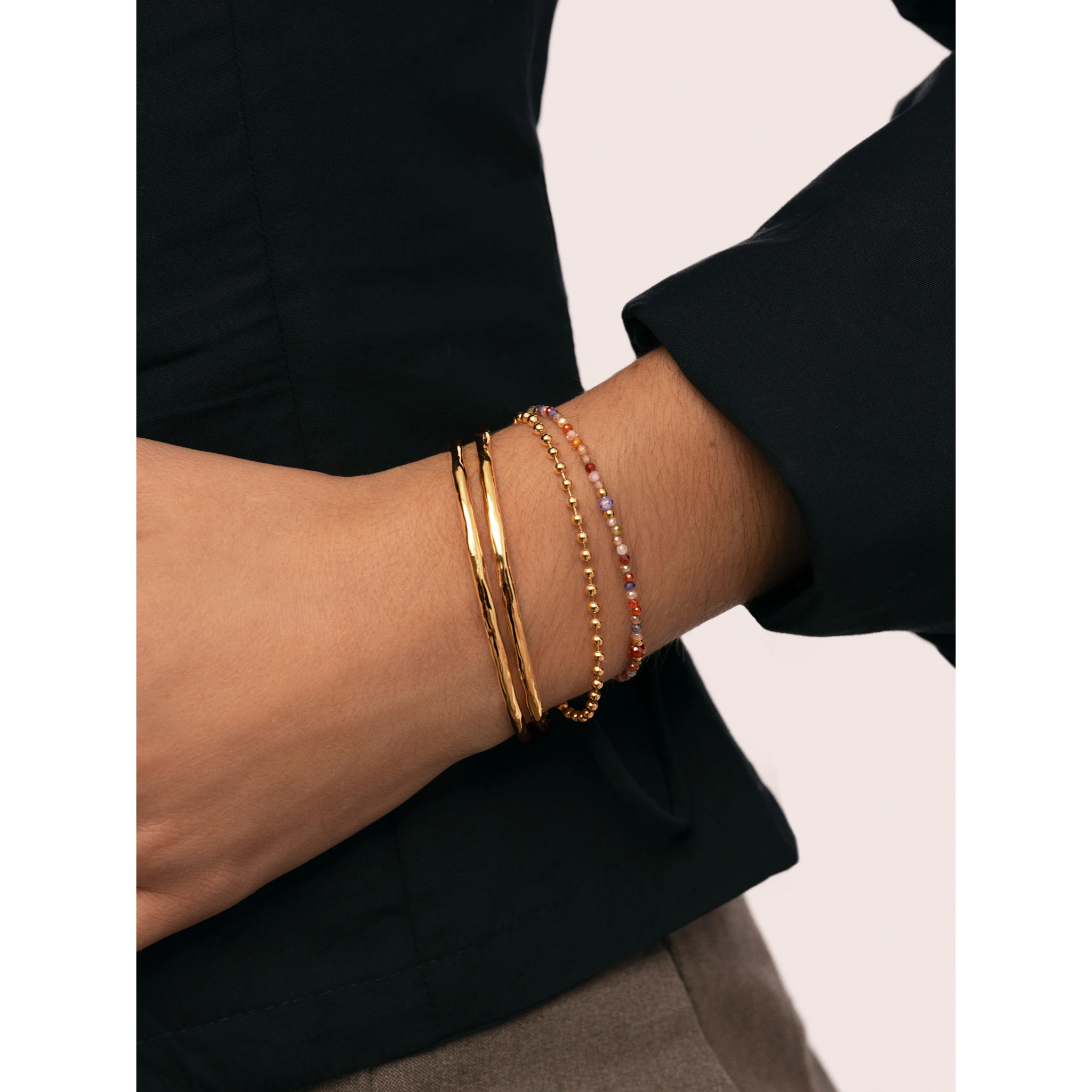 Bracciali Pebbles Placcato Oro