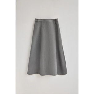 Falda Alisa vaquera gris con detalles Polo Club