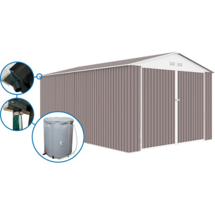 Garage métal "Nevada" - 18,56m² avec panneaux solaires