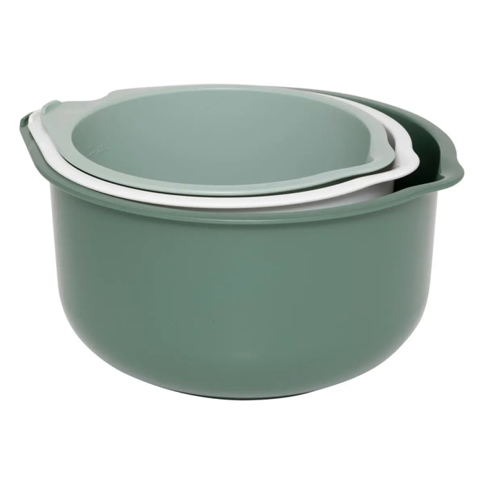 Lot de 3 bols à mixer 1,5L 2L 3L