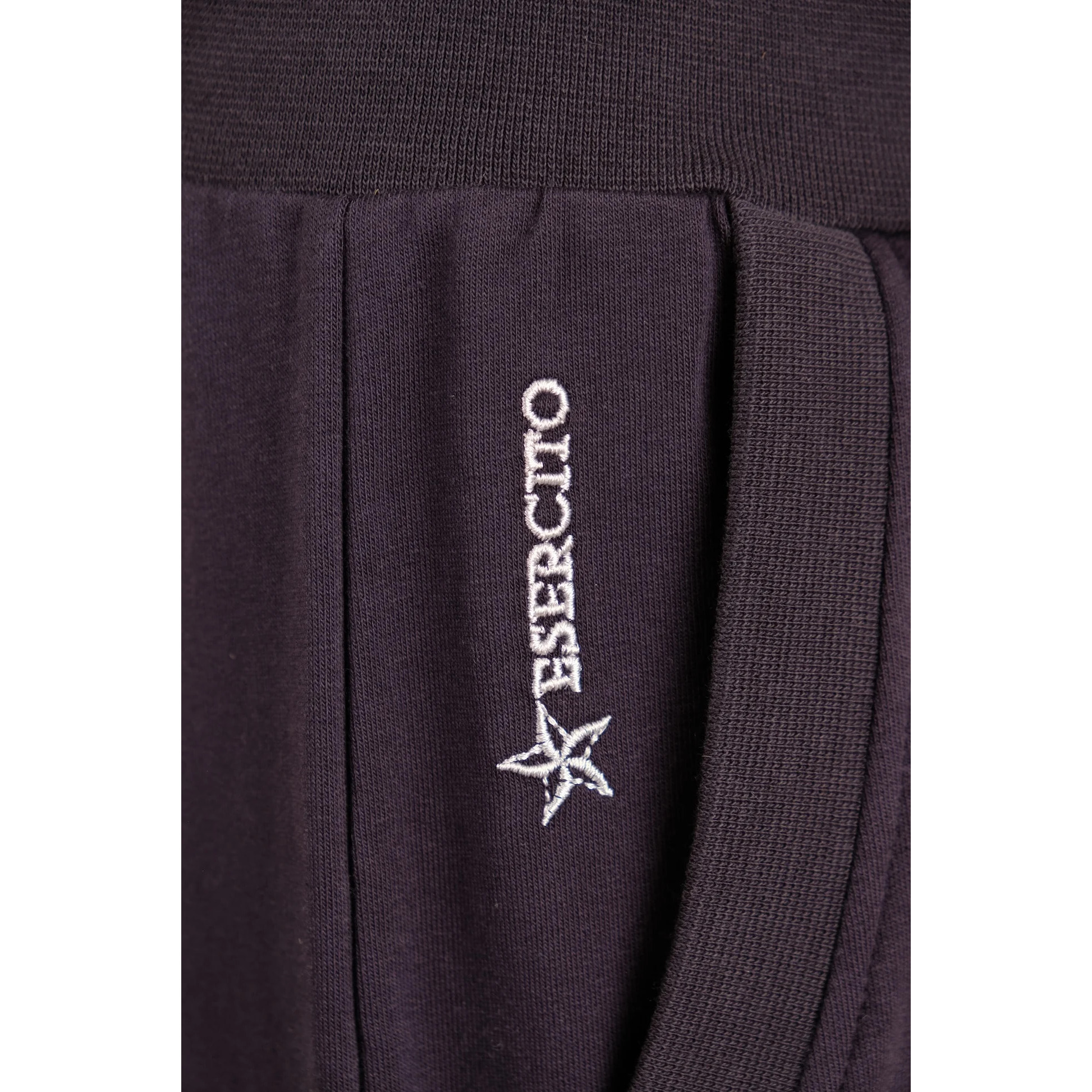 Pantaloni Esercito jogger wide leg blu donna