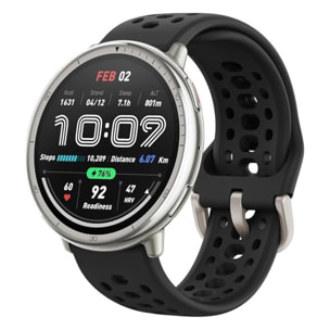 Montre sport AMAZFIT Active 2 Round Black Sport Silicone