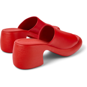 Sandalias - CAMPER Thelma Sandal - Rojo - Cuero liso