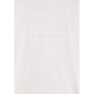 T-shirt uomo comfort fit con logo spessorato