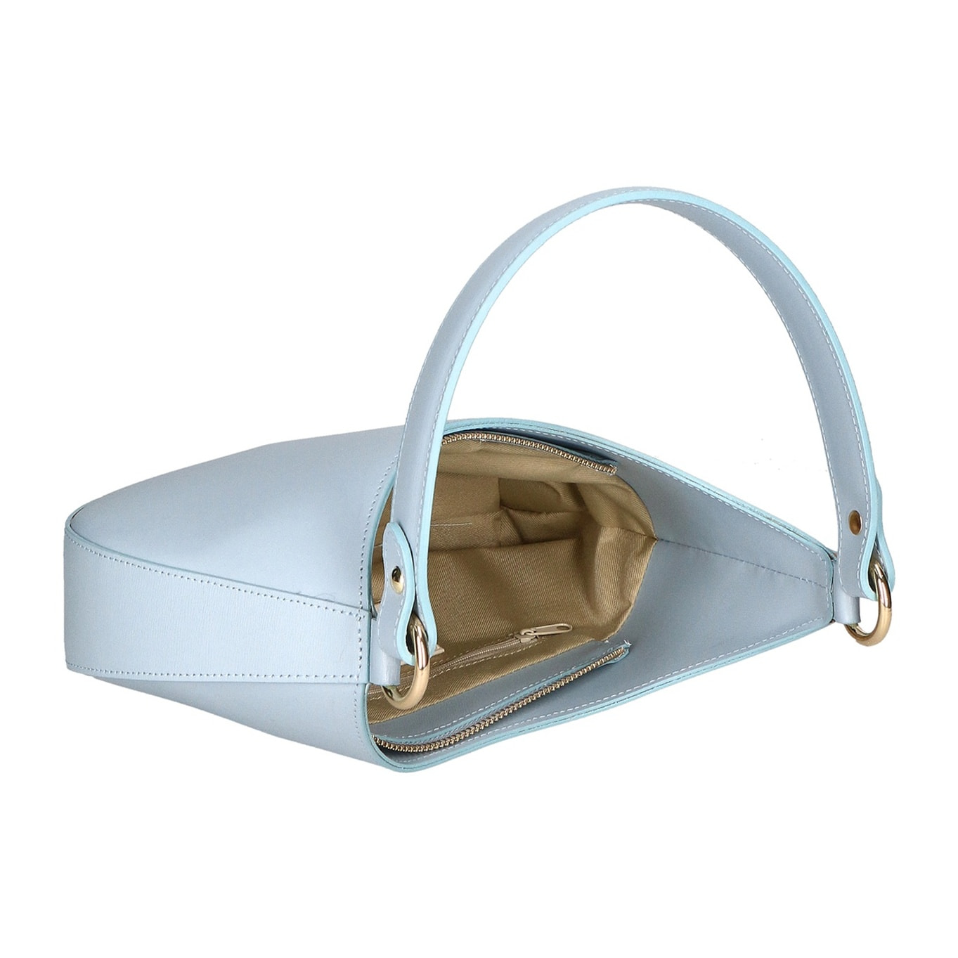 Borsa a spalla da donna - Modello False - Vera pelle - 22.0 x 32.0 x 6.5 cm