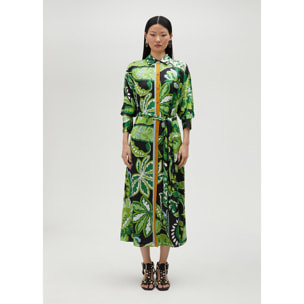 Vestito chemisier stampa paisley