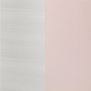 Cama doble juvenil con estante Kenia Blanco Alpes - Rosa