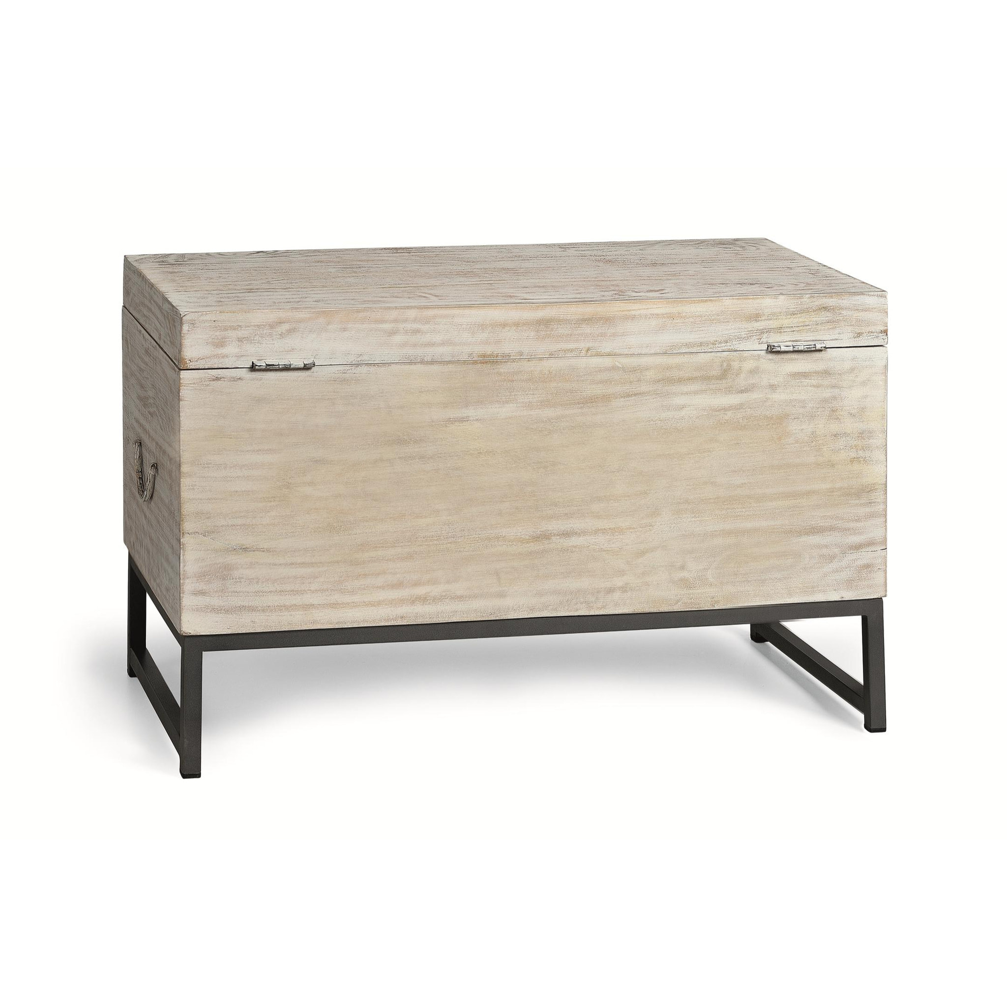 Baúle de Madera de Mango 80 Cm Estilo Étnico Boho Tallado