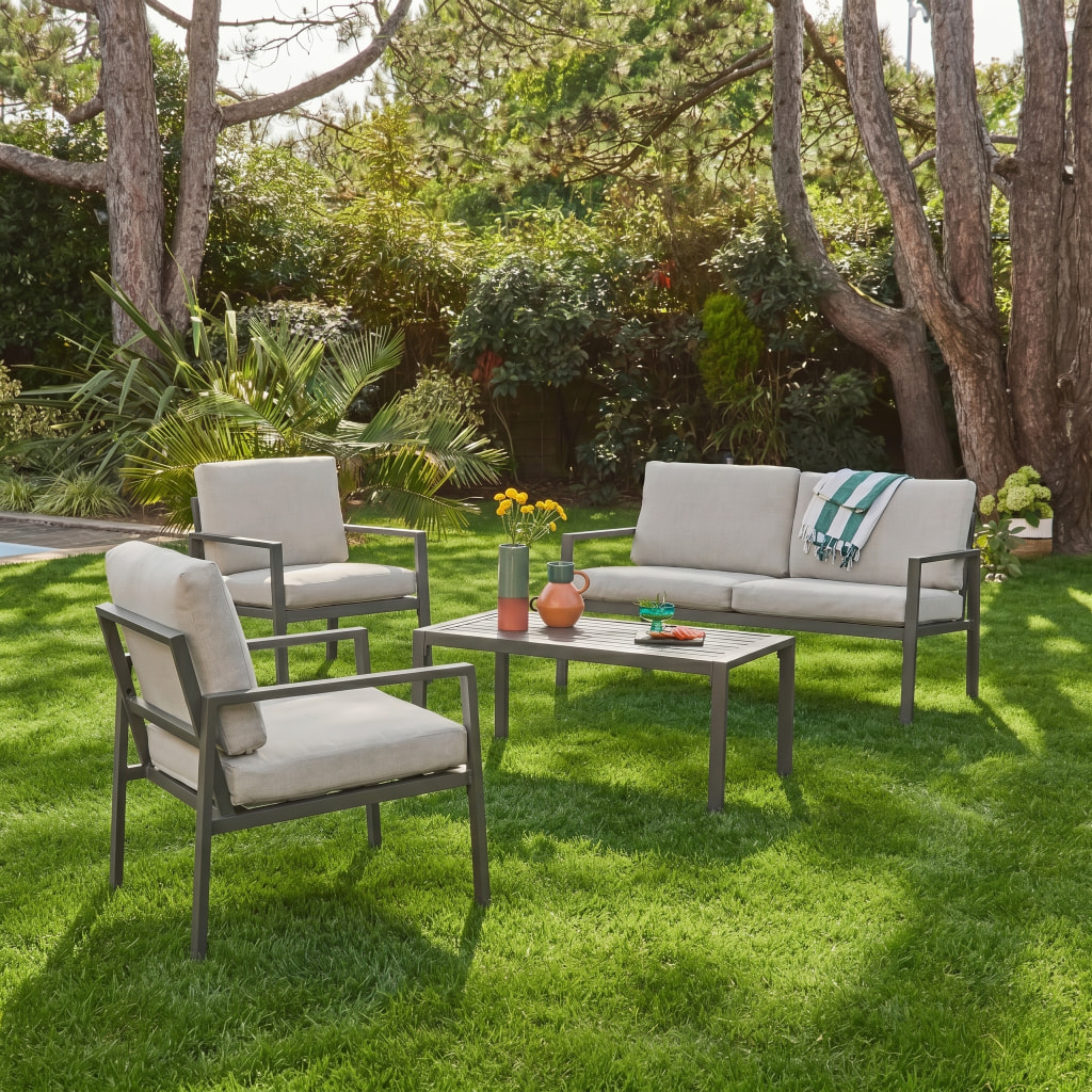 Salon de jardin aluminium 4 places ONARA