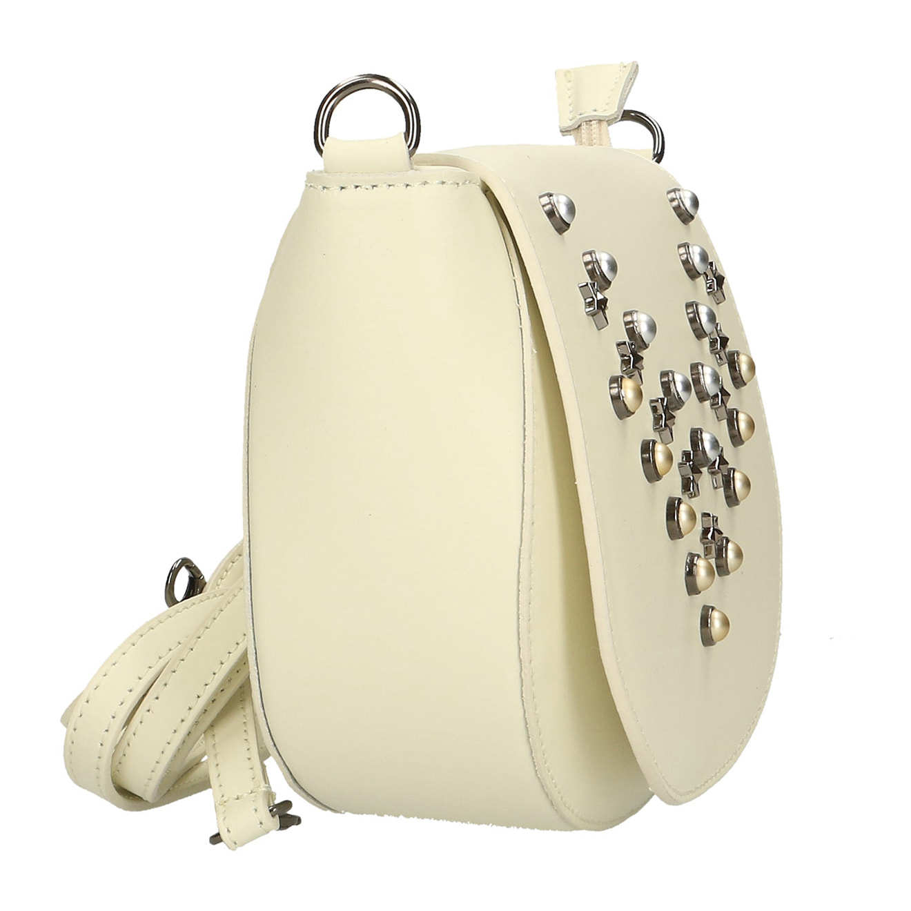 Borsa a tracolla da donna In Vera pelle Made in Italy 20x17x7 cm