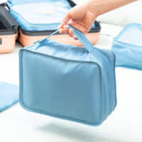 Set di 6 Borse Organizzatrici per Valigie Luggan - Blu - Poliestere